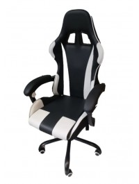 Scaun gaming BK/WH SUBSONIC 