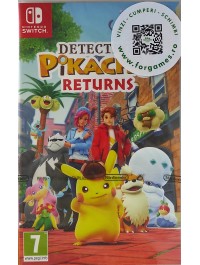 Detective Pikachu Returns Nintendo Switch joc SIGILAT