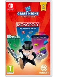 Hasbro Game Night Monopoly & Risk & Trivia Pursuit Nintendo Switch second-hand