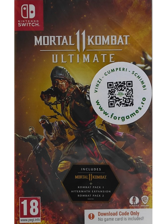 Mortal Kombat 11 Ultimate (Code in Box) Nintendo Switch joc SIGILAT Mortal Kombat 11 Ultimate (Code in Box) Nintendo Switch joc SIGILAT