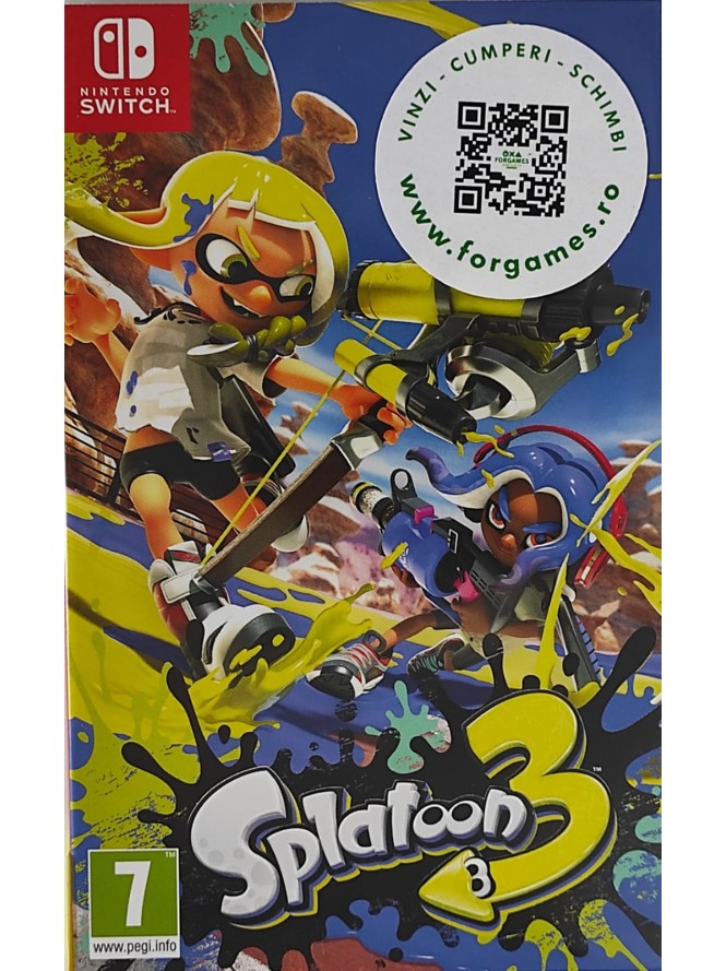 Splatoon 3 Nintendo Switch joc second-hand Splatoon 3 Nintendo Switch joc second-hand