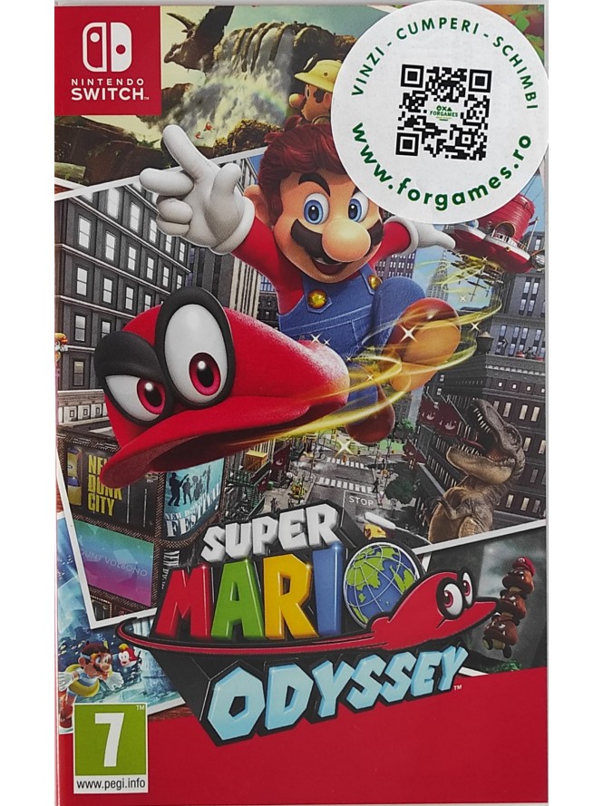 Super Mario Odyssey Nintendo Switch joc second-hand