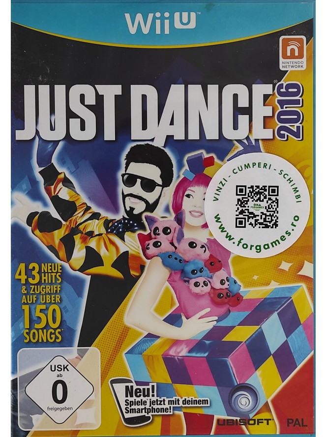 Just Dance 2016 Nintendo Wii U joc second-hand