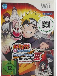 Naruto Shippuden Clash of Ninja Revolution III Nintendo Wii second-hand