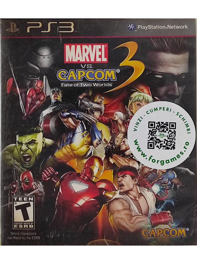 Marvel vs Capcom 3 PS3 joc second-hand