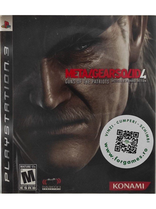 Metal Gear Solid 4 Guns Of The Patriot PS3 second-hand
