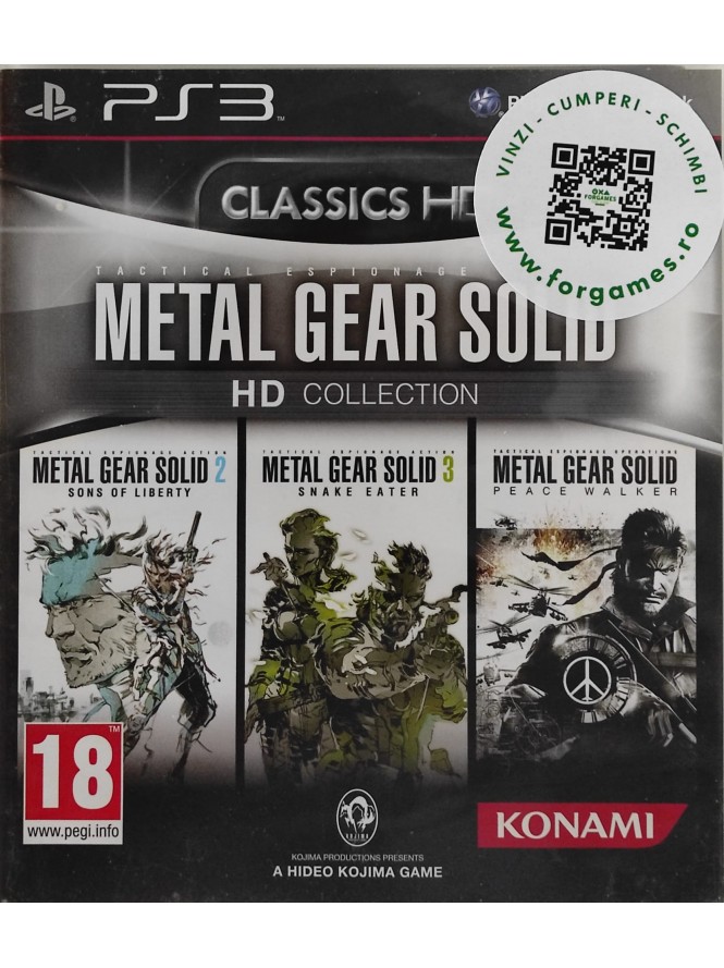 Metal Gear Solid HD Collection PS3 second-hand