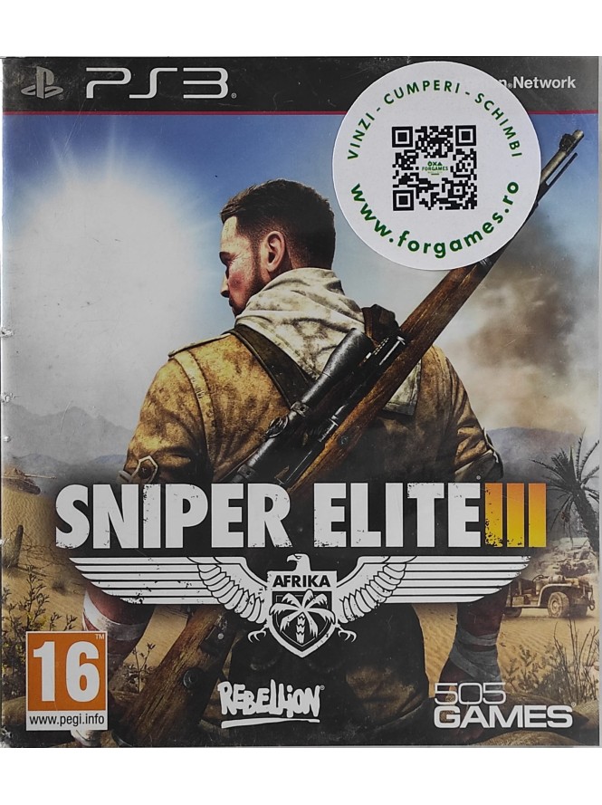 Sniper Elite 3 PS3 second-hand Sniper Elite 3 PS3 second-hand