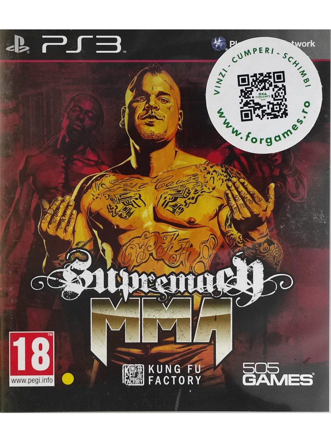 Supremacy MMA PS3 joc second-hand Supremacy MMA PS3 joc second-hand