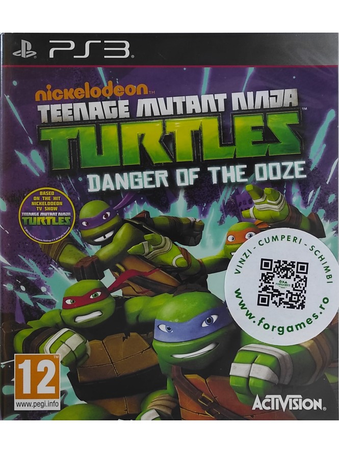 Teenage Mutant Ninja Turtles Danger Of The Ooze PS3 joc second-hand Teenage Mutant Ninja Turtles Danger Of The Ooze PS3 joc second-hand