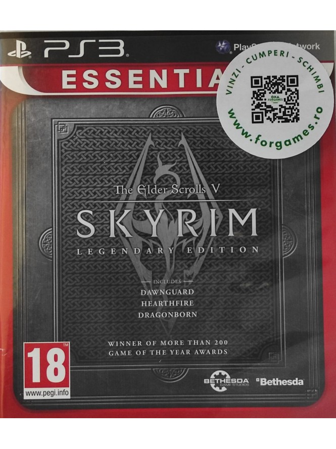 The Elder Scrolls V Skyrim Legendary Edition PS3 joc second-hand in engleza The Elder Scrolls V Skyrim Legendary Edition PS3 joc second-hand in engleza