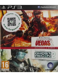 Tom Clancy's Compilation Ghost Recon Advanced Warfighter 2 & Rainbow Six Vegas 2 PS3 joc second-hand