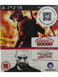 Tom Clancy's Compilation Splinter Cell Double Agent & Rainbow Six Vegas PS3 joc second-hand