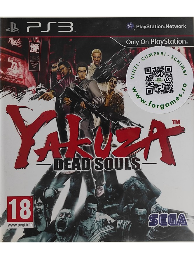 Yakuza Dead Souls PS3 joc second-hand Yakuza Dead Souls PS3 joc second-hand