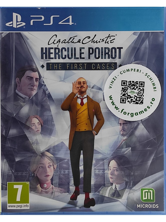 Agatha Christie Hercule Poirot The First Cases PS4 joc second-hand Agatha Christie Hercule Poirot The First Cases PS4 joc second-hand