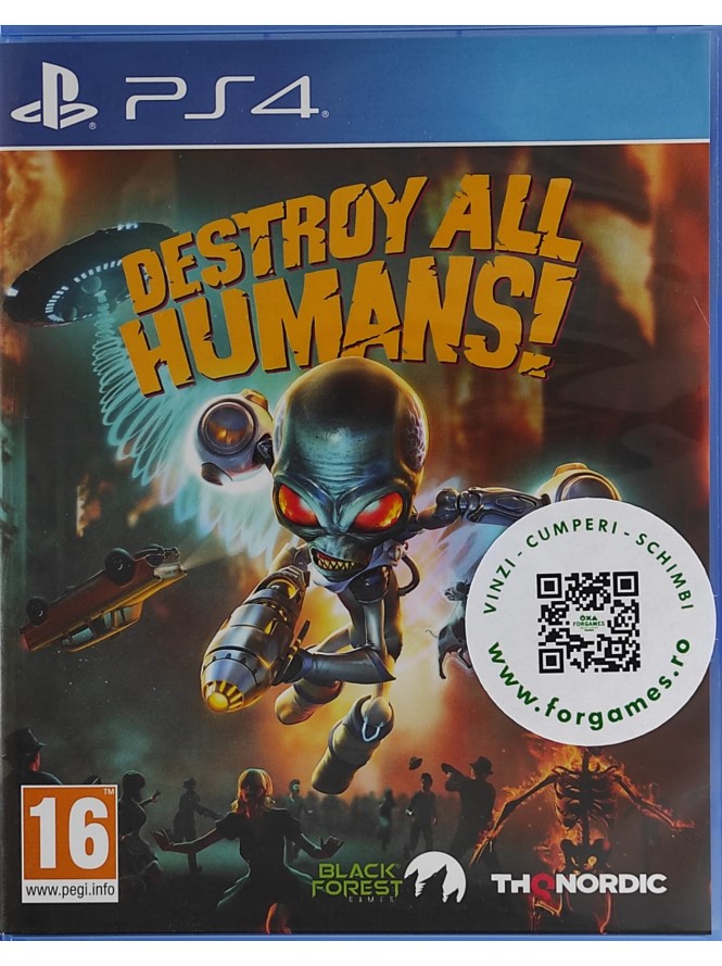 Destroy All Humans PS4 joc second-hand Destroy All Humans PS4 joc second-hand