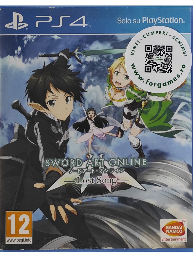 Sword Art Online 3 Lost Song PS4 joc second-hand Sword Art Online 3 Lost Song PS4 joc second-hand