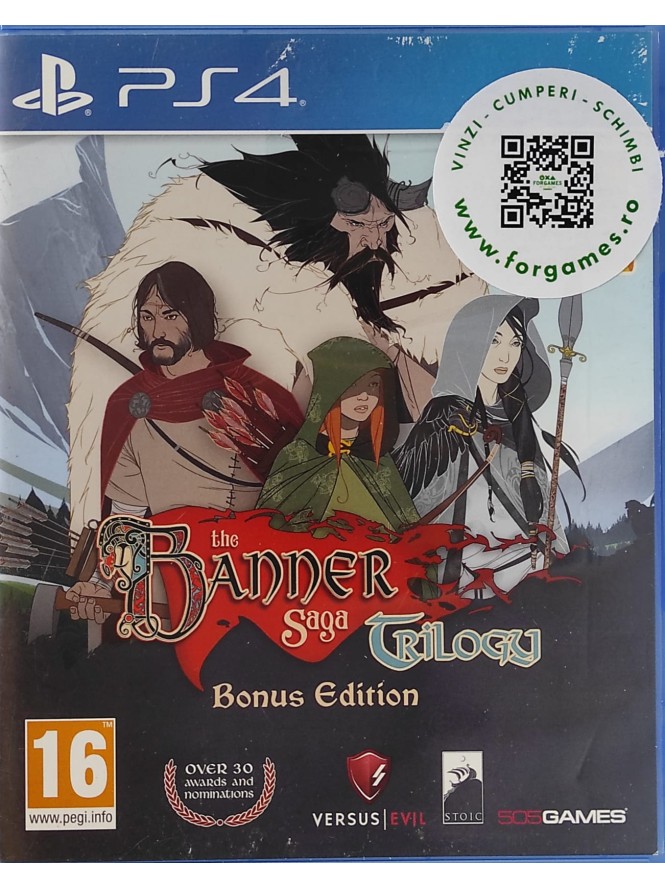 The Banner Saga Trilogy PS4 joc second-hand The Banner Saga Trilogy PS4 joc second-hand