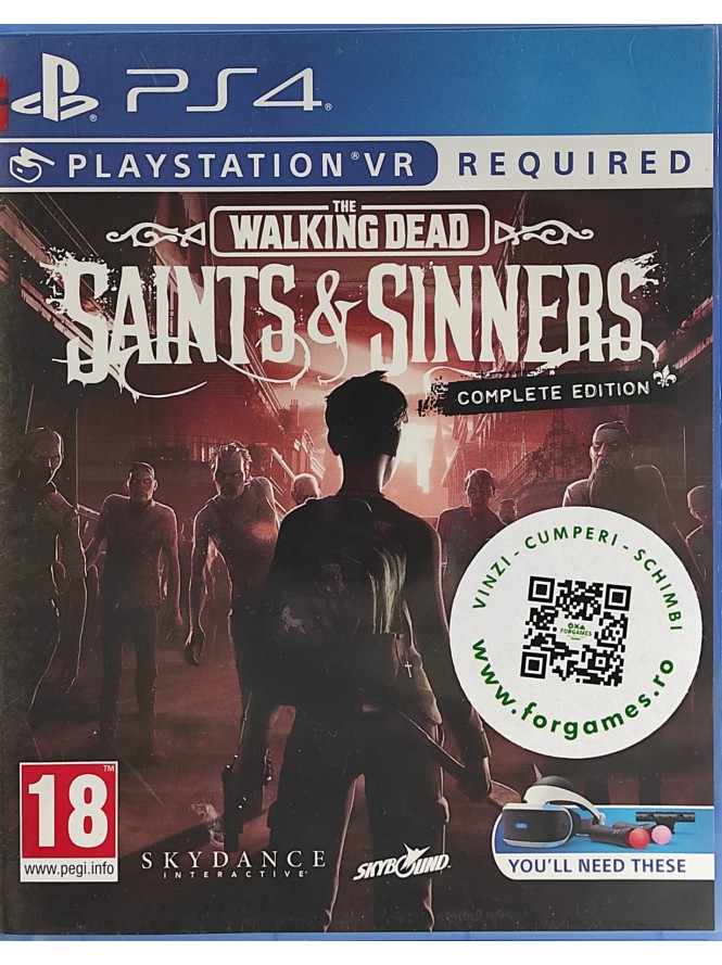 The Walking Dead Saints & Sinners The Complete Edition PS4 / PSVR joc second-hand The Walking Dead Saints & Sinners The Complete Edition PS4 / PSVR joc second-hand
