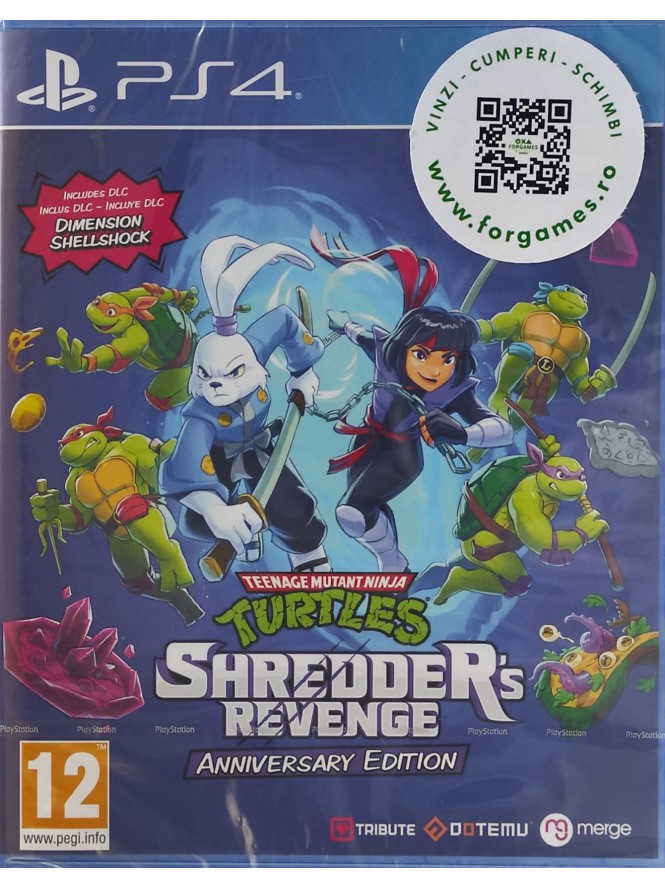 Tmnt Shredders Revenge Anniversary Edition PS4 joc SIGILAT Tmnt Shredders Revenge Anniversary Edition PS4 joc SIGILAT