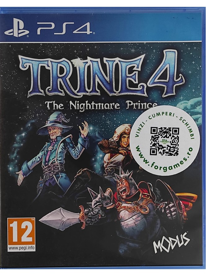 Trine 4 The Nightmare Prince PS4 joc second-hand Trine 4 The Nightmare Prince PS4 joc second-hand