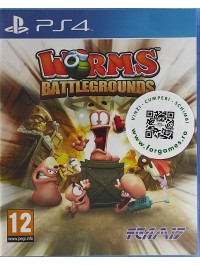 Worms Battlegrounds PS4 joc second-hand Worms Battlegrounds PS4 joc second-hand