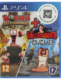 Worms Battlegrounds + Worms Wmd PS4 second-hand