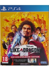 Yakuza Like A Dragon PS4 steelbook joc second-hand Yakuza Like A Dragon PS4 steelbook joc second-hand