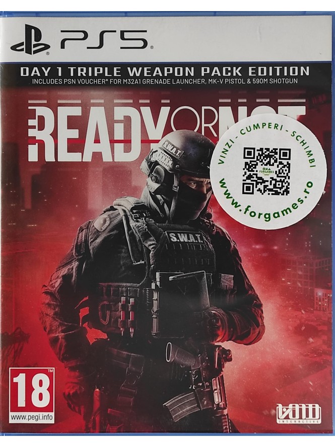 Ready or Not PS5 joc second-hand Ready or Not PS5 joc second-hand