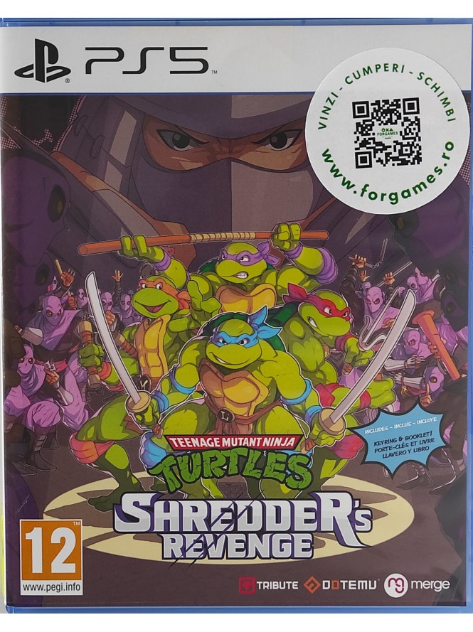 Teenage Mutant Ninja Turtles Shredders Revenge PS5 joc second-hand Teenage Mutant Ninja Turtles Shredders Revenge PS5 joc second-hand