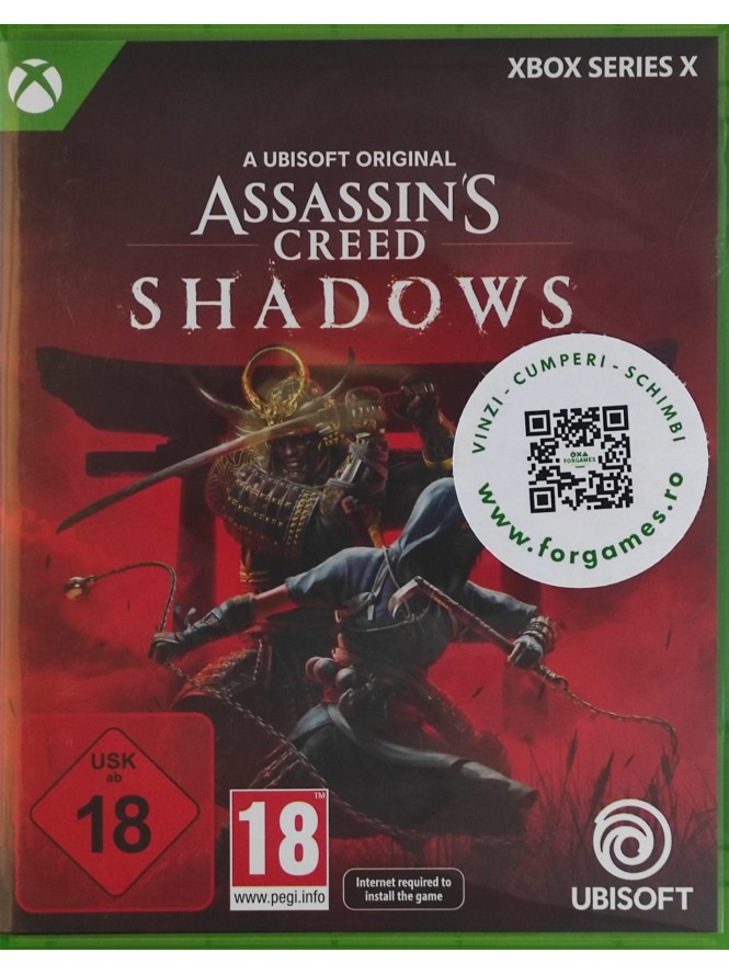 Assassins Creed Shadows Xbox Series X joc second-hand Assassins Creed Shadows Xbox Series X joc second-hand