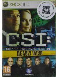 CSI Crime Scene Investigation Deadly Intent Xbox 360 joc second-hand