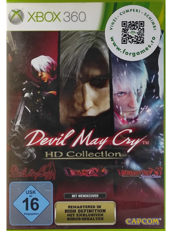 Devil May Cry HD Collection Xbox 360 joc second-hand Devil May Cry HD Collection Xbox 360 joc second-hand