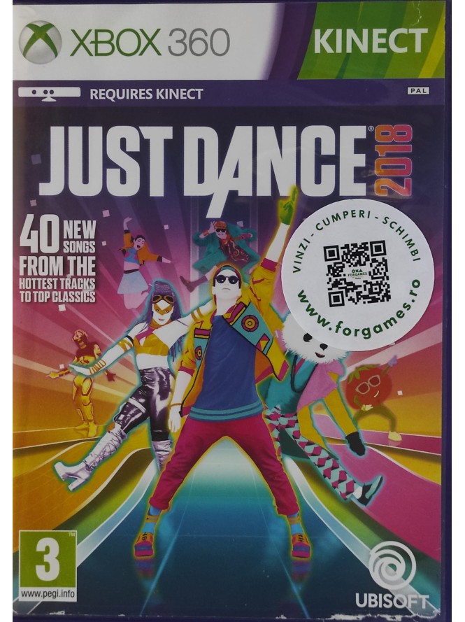 Just Dance 2018 Kinect Xbox 360 joc second-hand Just Dance 2018 Kinect Xbox 360 joc second-hand