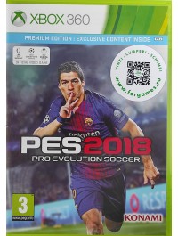 Pro Evolution Soccer PES 2018 Xbox 360 second-hand