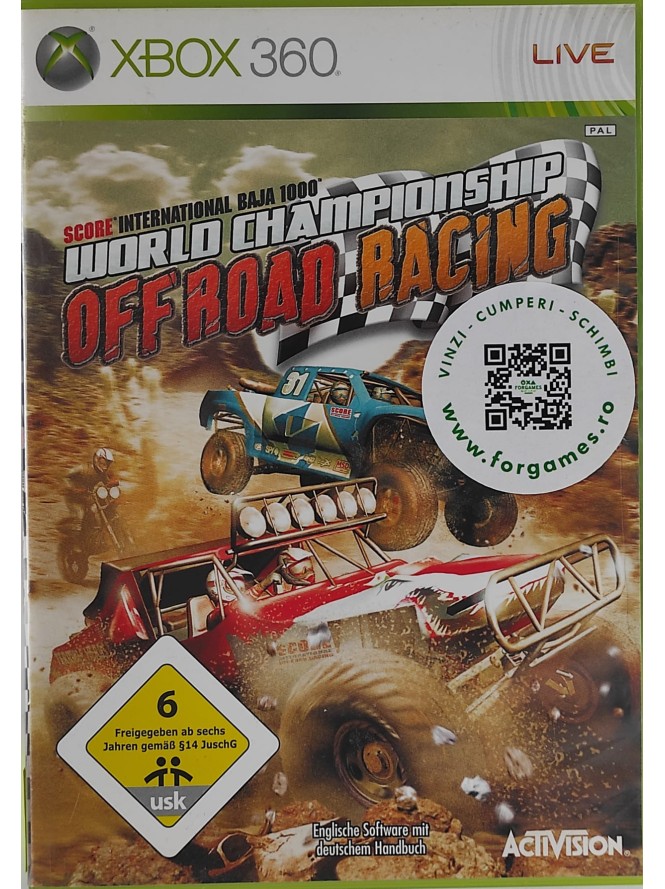 World Championship Off Road Racing Xbox 360 joc second-hand World Championship Off Road Racing Xbox 360 joc second-hand