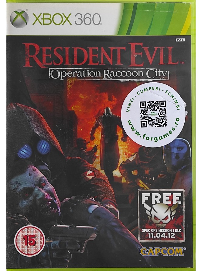 Resident Evil Operation Raccoon City Xbox 360 / Xbox One joc second-hand