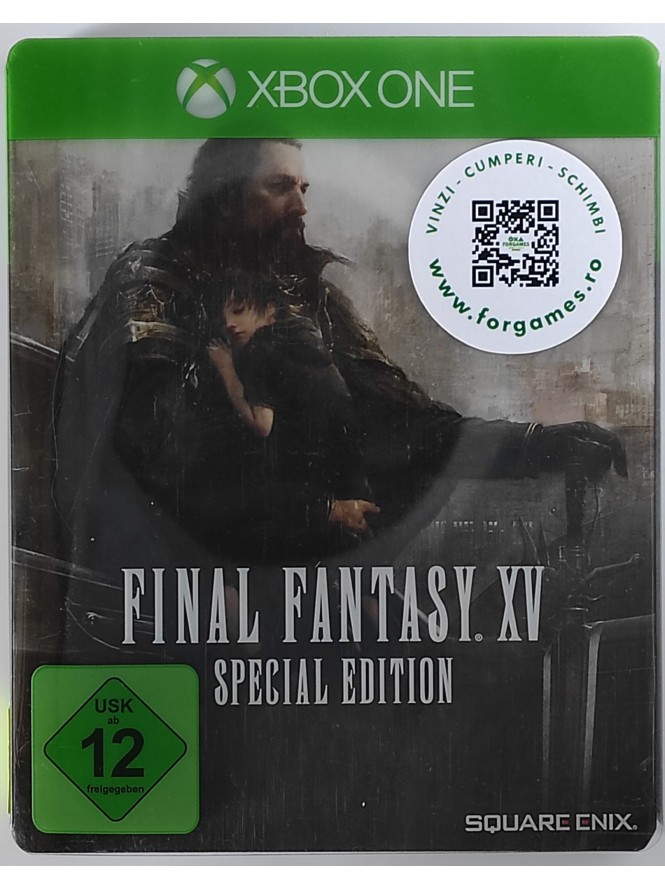 Final Fantasy XV Special Edition Xbox One steelbook joc second-hand
