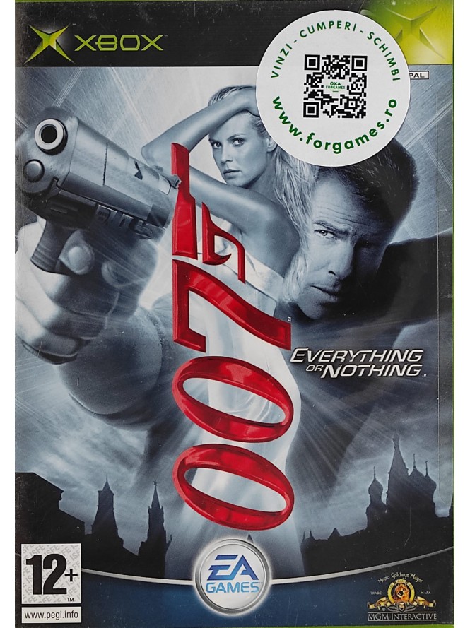 007 Everything Or Nothing Xbox Classic joc second-hand